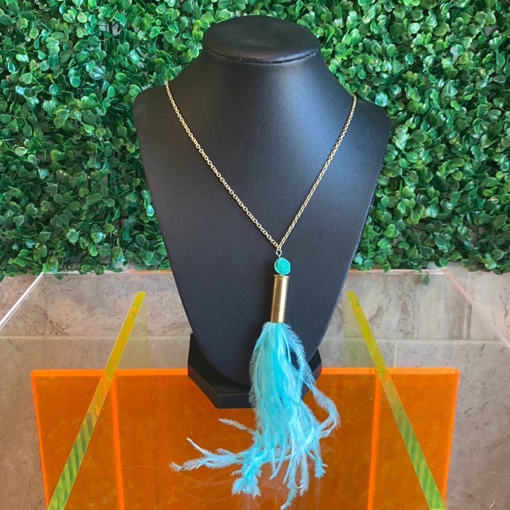 One of a kind bullet casing necklace